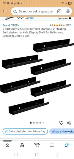 Wall shelves