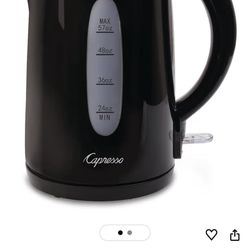 Capresso Black 1.7 Liter Electric Water Kettle