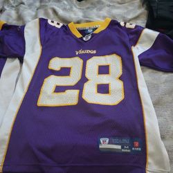 1 Medium 10-1 2 Viking NFL Jerseys, $7 A Piece 