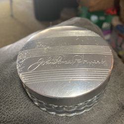 John Robert Powers Vintage Dresser Jar -Silver Plate $20 OBO
