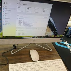 Very New! HP desktop Computer Server And Screen 2 In 1 