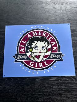 Betty Boop Tin Sign