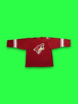 Vintage Arizona Coyotes NHL Hockey jersey burgundy men’s XL y2k