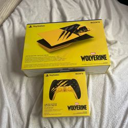 PlayStation 5 Wolverine plates/controller