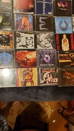 64 Cds Various Elektronik Gothic Music