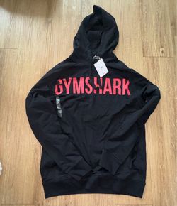 Gymsharkw Logo Hoodie – Black/Red – NWT
