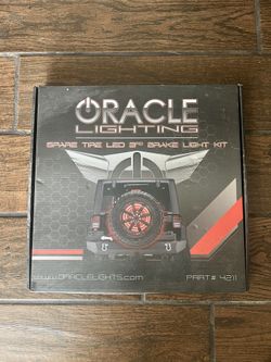 ORACLE LIGHTING LED ILLUMINATED SPARE TIRE WHEEL RING THIRD BRAKE LIGHT