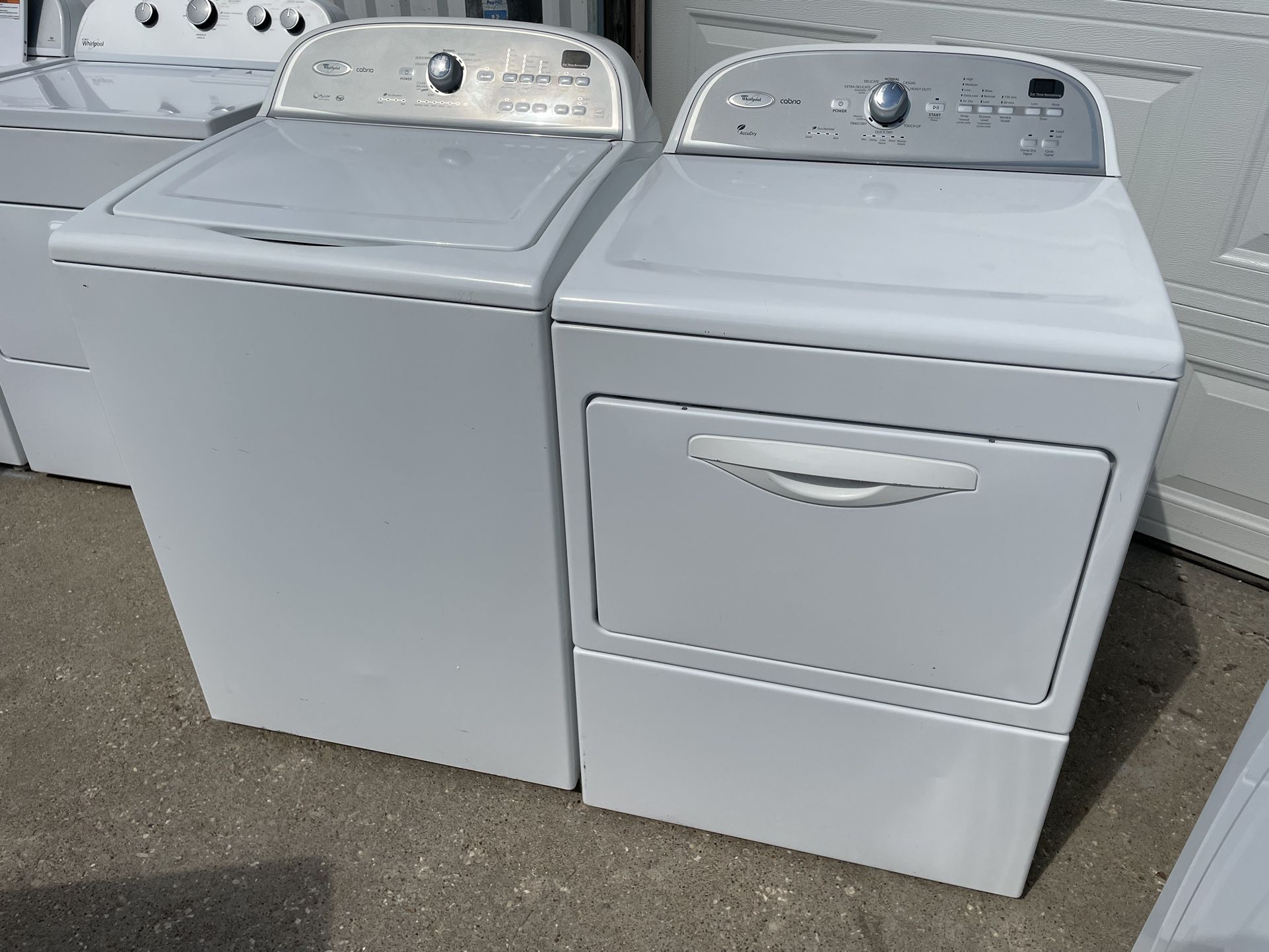 Whirlpool Cabrio Washer and Electric Dryer