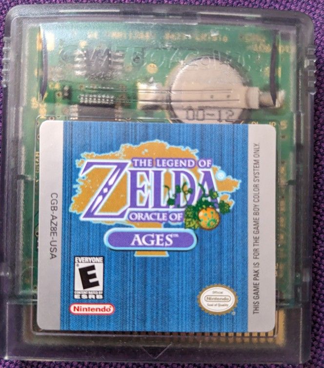 The Legend Of Zelda Oracle Of Ages For Gameboy Color