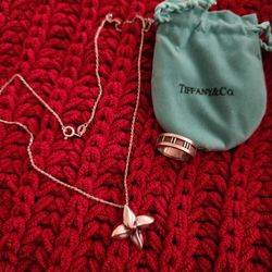 Tiffany &Co.  Necklace  $150  / Ring $100  