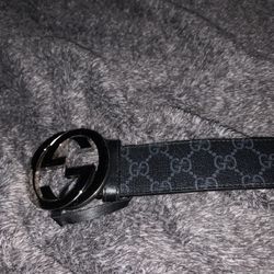 Black Gucci Belt Size 28