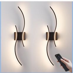 Battery Operated Wall Sconces Set of Two - New In Box