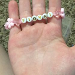 Cute Pink Bracelet The Says Floral 