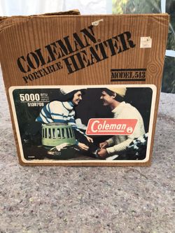 Vintage Coleman Heater With Box 