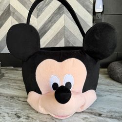 Disney Jumbo Plush Basket Mickey Mouse