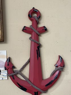 Red Wooden Antique Looking Decor Hanging