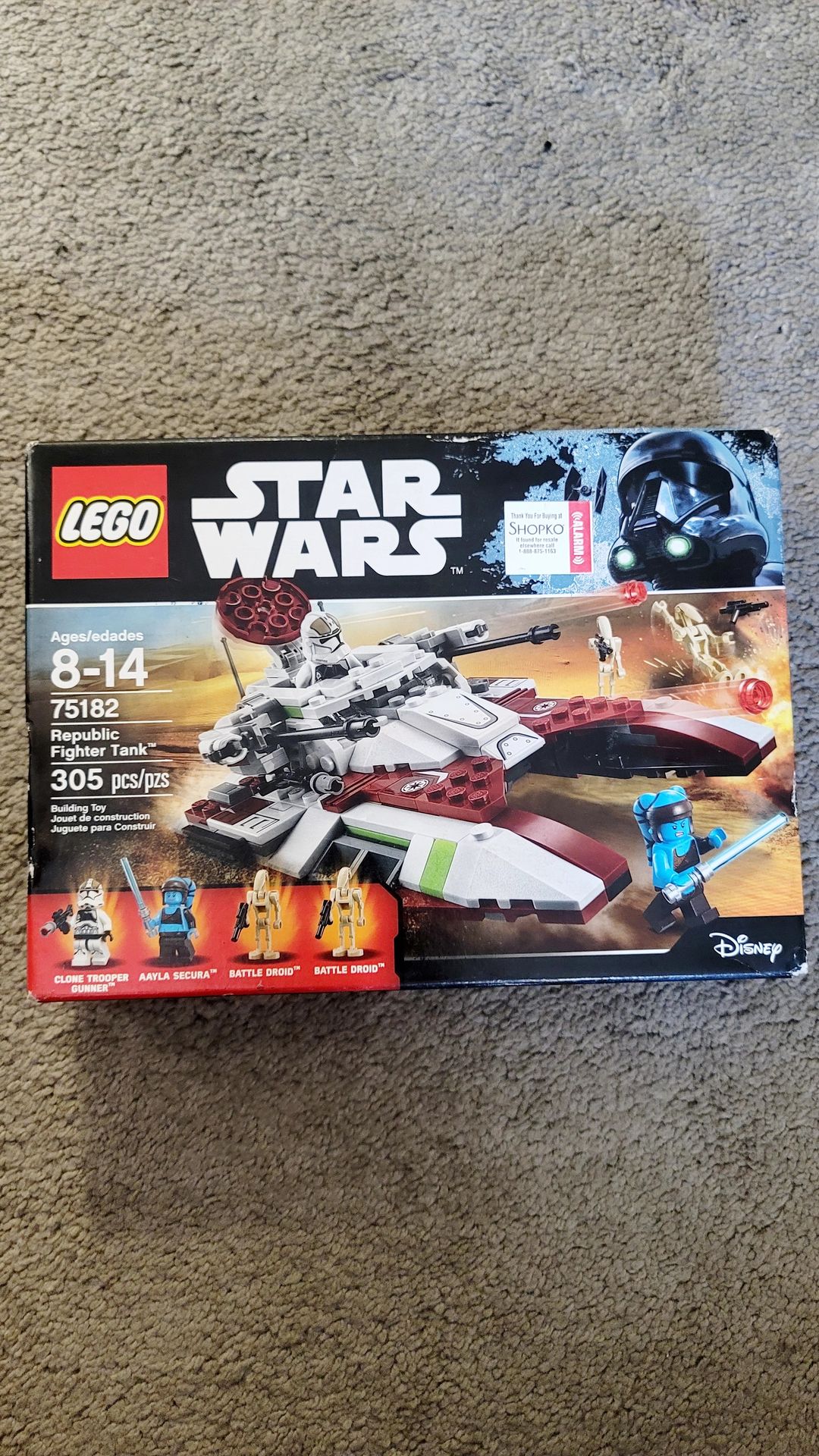  Star Wars 75182 Republic Fighter Tank - NEW SEALED - Retired