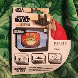 Star Wars Baby Yoda Desert Automotive Mesh 2-Piece Side Window Sunshades