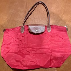 Longchamp Tote Bag Large Red