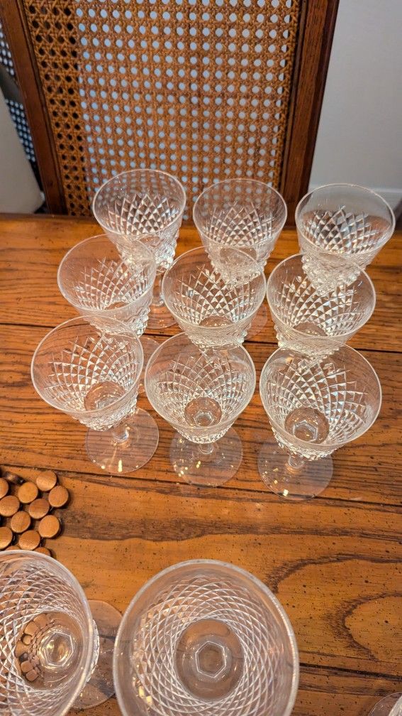 Waterford Crystal Set- Alana Cut (Retired, Old Mark)