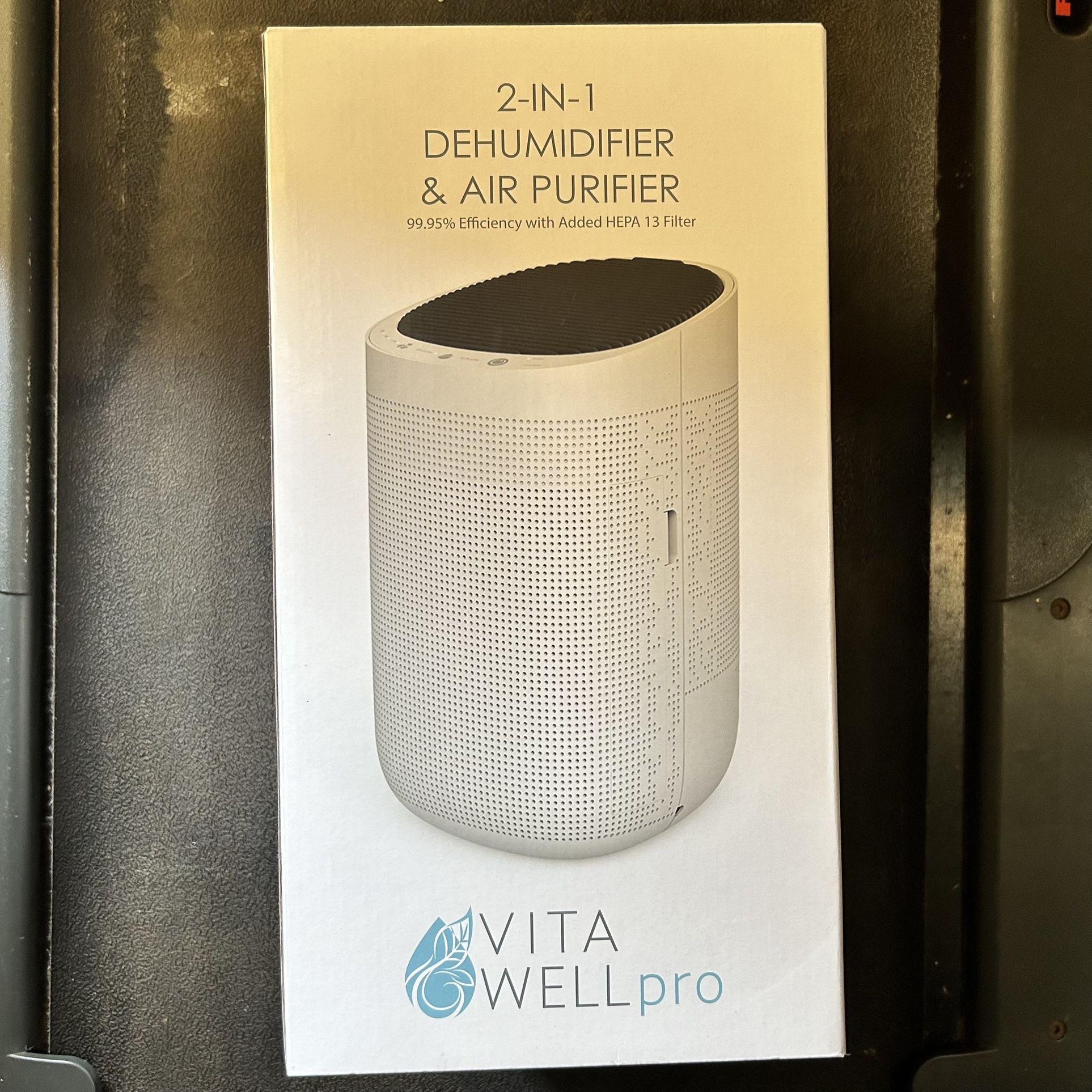Vita Well Pro 2-in-1 Dehumidifier & Air Purifier