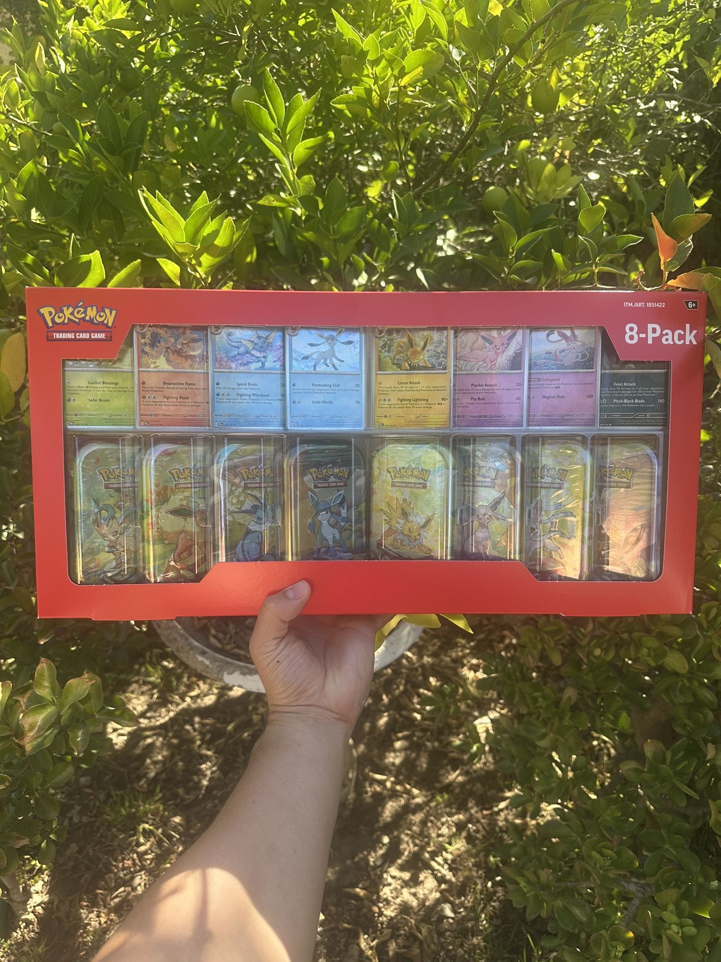 Pokemon Costco 8-Pack Prismatic Mini Tin Collection