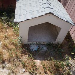 Big dog house  , white,wooden sturdy