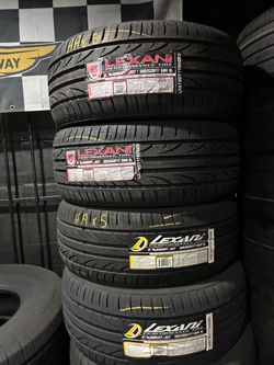 Lexani LXUHP-207 225/50ZR17 98W XL Tires – Set of 4 $440 Installed and Balanced Located at 1305 Preston Ave Pasadena Tx 77503