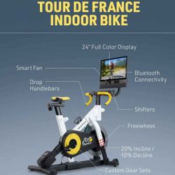 FULLERTON -Limited edition Nordictrack Tour de France Spin bike with incline decline and gears 1600$