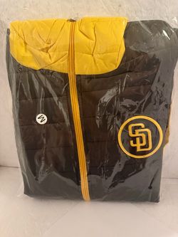 San Diego Padres Puffer Vest - new - size medium SGA