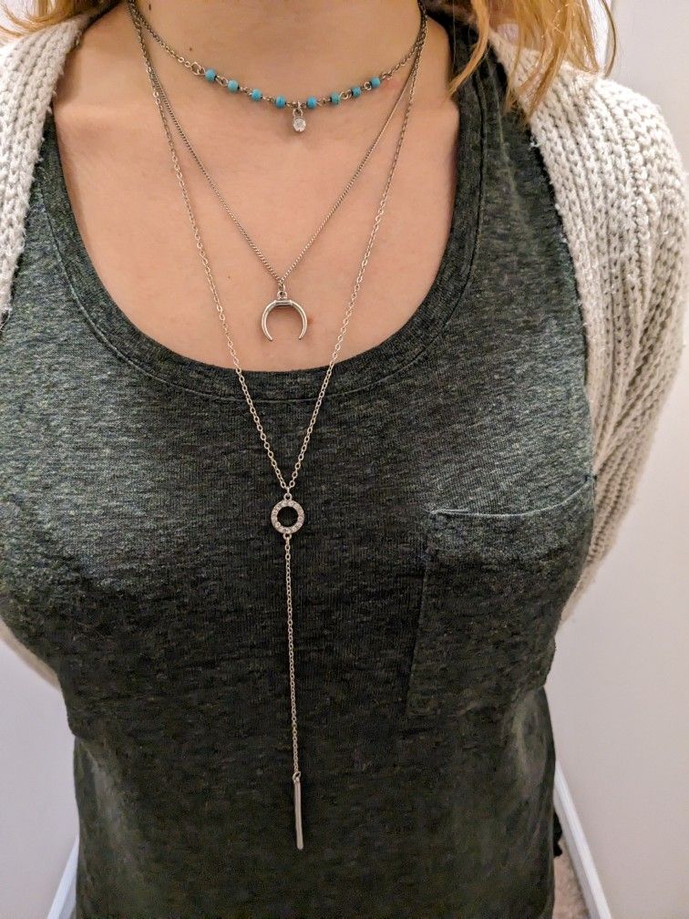 Layered Charm Necklace
