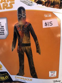 NEW Chewbacca Halloween Costume size medium (kids)