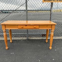 Pine Wood Console Table 