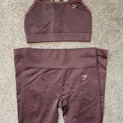 Gymshark Burgundy Adapt Set