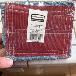 Rubbermaid Commercial D25306 Blue Super Stitch Blend Mop Head Large Looped