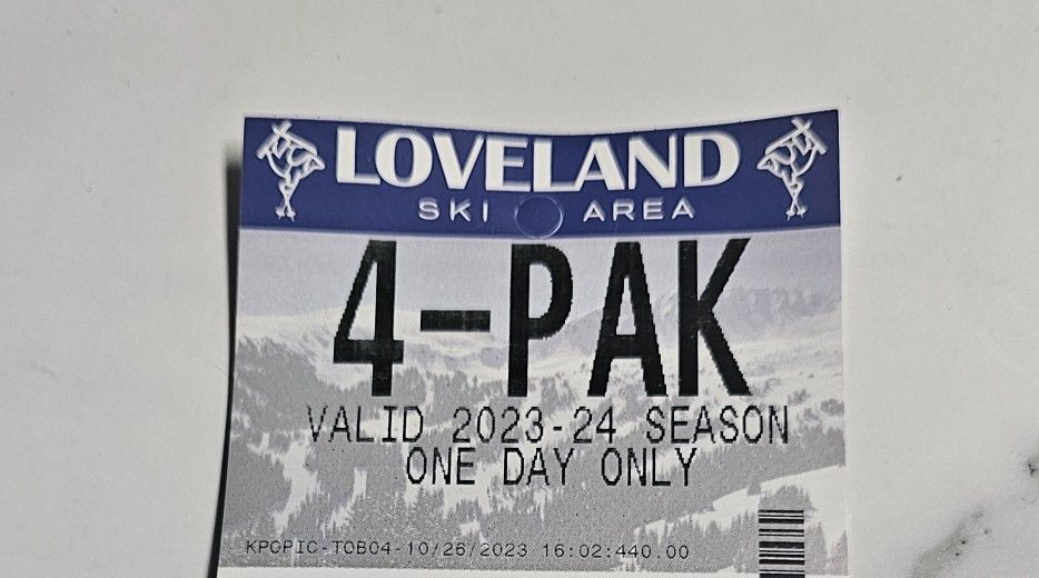 Pow Pow Day!!! One Loveland Ski Pass