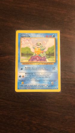 Pokémon Squirtle Card