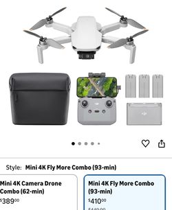 Mini 4K Fly More Combo (93-min)