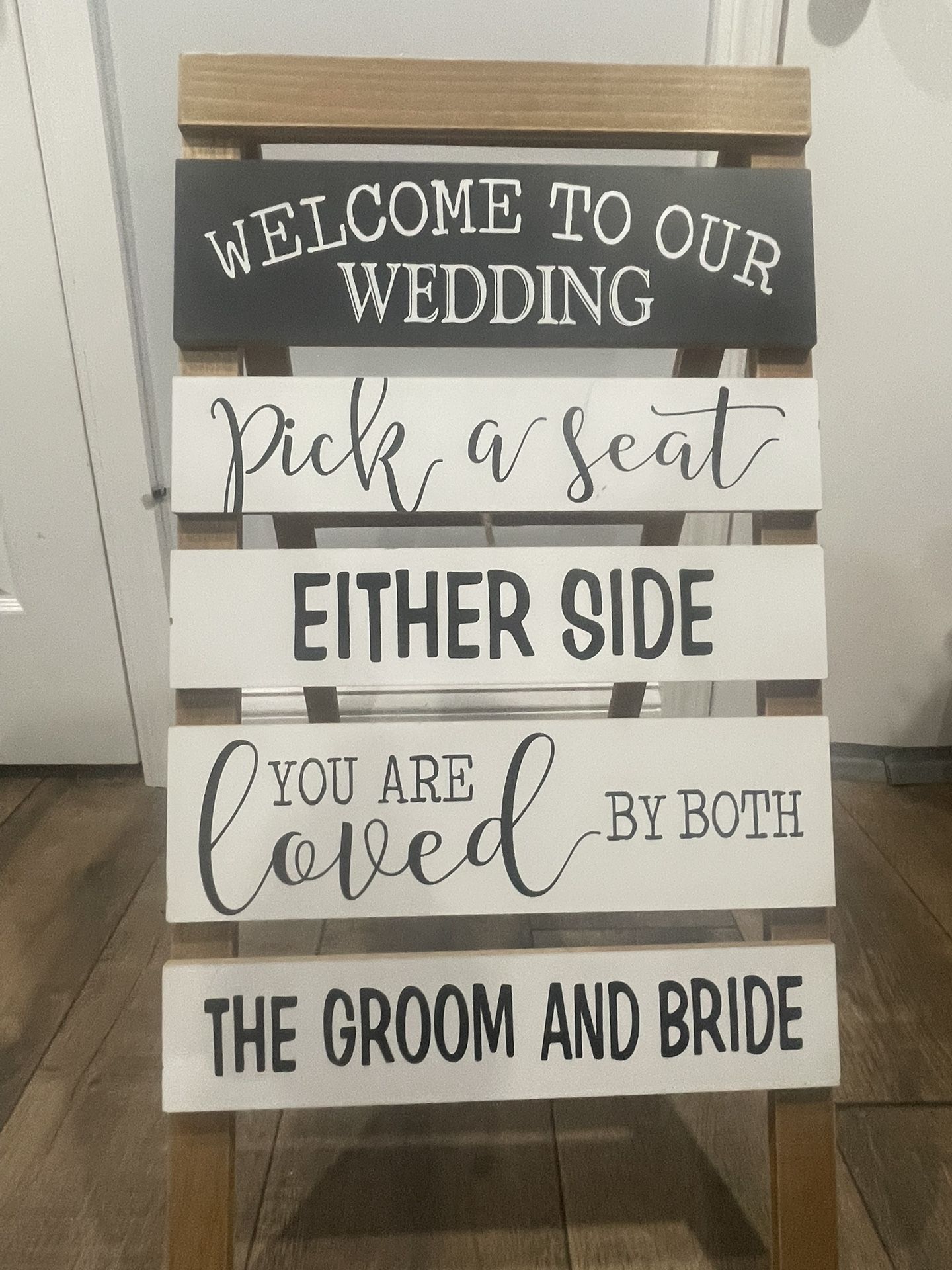 Wedding sign