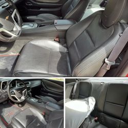5th Gen Camaro Leather Seats, $1,250 and your decent stock cloth seats. FIRM on price. 10-15 Camaro seats.  I previously listed these before and I had