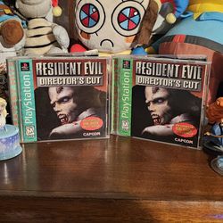 Sony PlayStation 1 ps1 resident evil directors cut greatest hits
