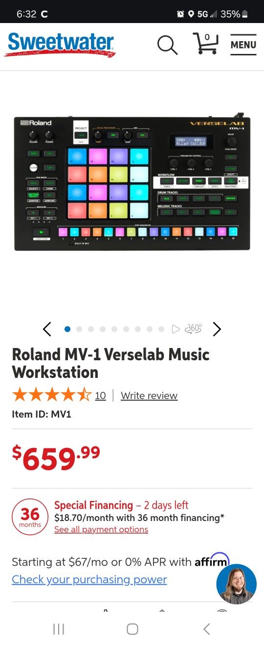 Roland MV1 Verse Lab MAKE ME AN OFFER NOT LOW Ballers