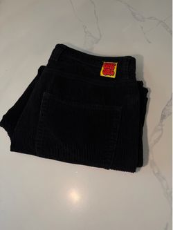 empyre Black Corduroy Pants Men's Size 33 Y2K Skater