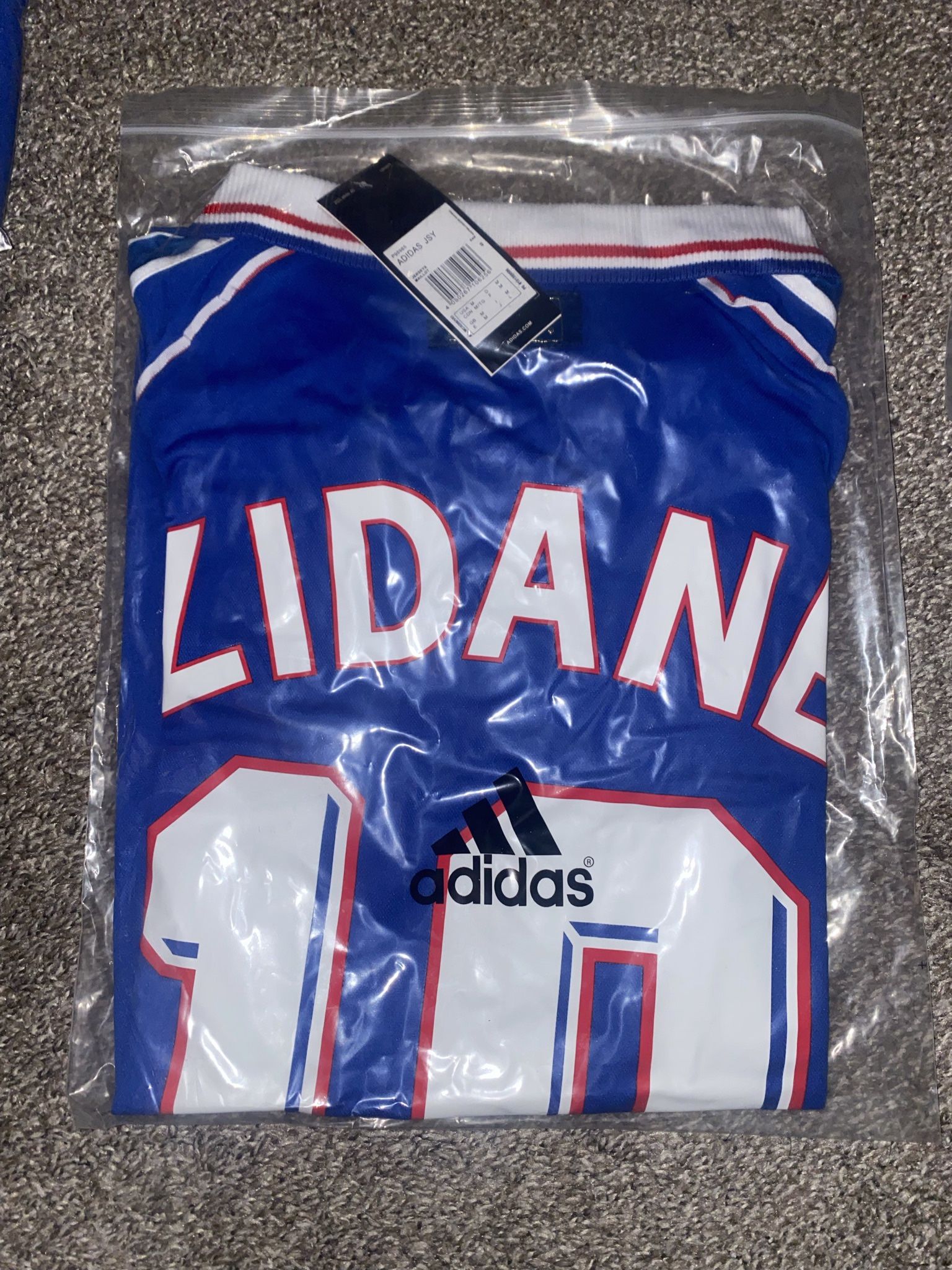 1998 Zidane France Retro Soccer Jersey