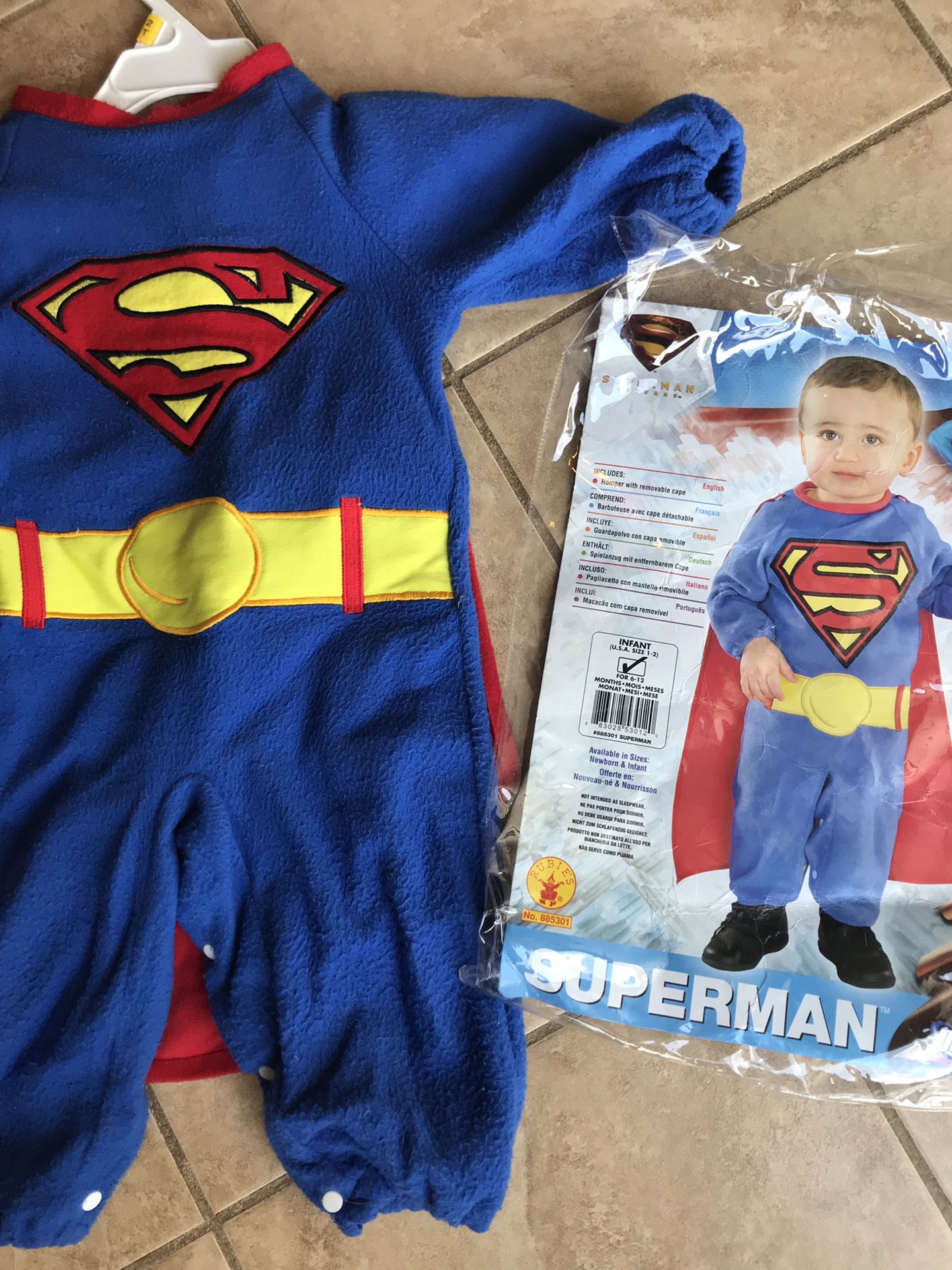 Superman costume infant