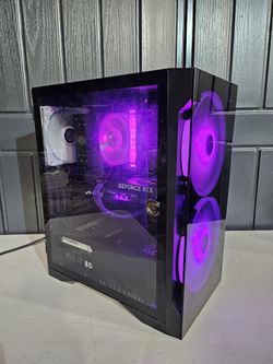 High End Custom Built Gaming PC - AMD Ryzen 9 - NVIDIA GeForce RTX 5060 - RGB