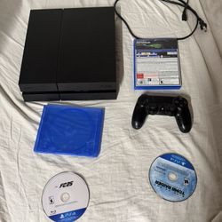 Ps4 With FIFA 25 And Tomb Raider 