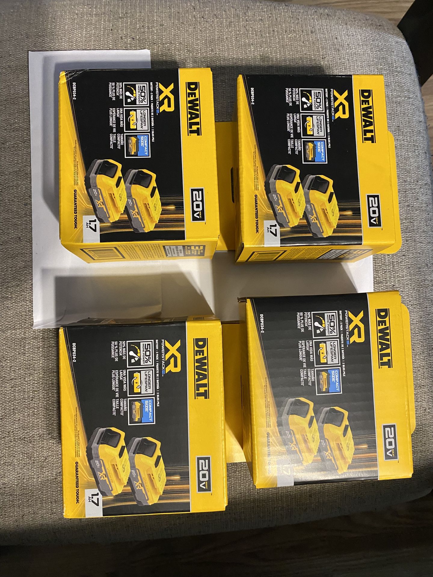 Baterías Dewalt 1.7 Power stack Nuevas