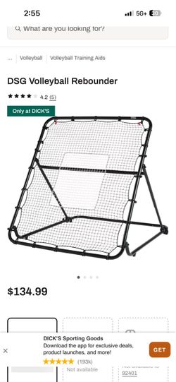 Volleyball rebounder net