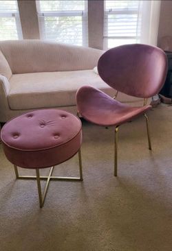 Chair and stool set